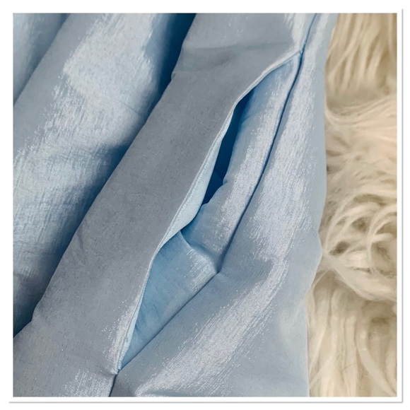 Lucy In The Sky Baby Doll Mini Dress Light Blue Size Small - Picture 4 of 5